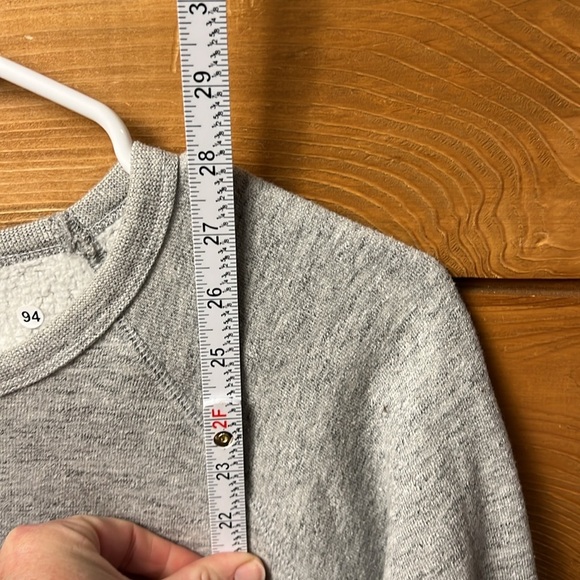 Marine layer sweatshirt crewneck Md mens AFFIRMER motivational Gray team player - Picture 3 of 11